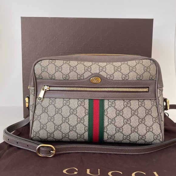 GUCCI SUPREME GG SHOULDER BAG - Picture 2 of 16